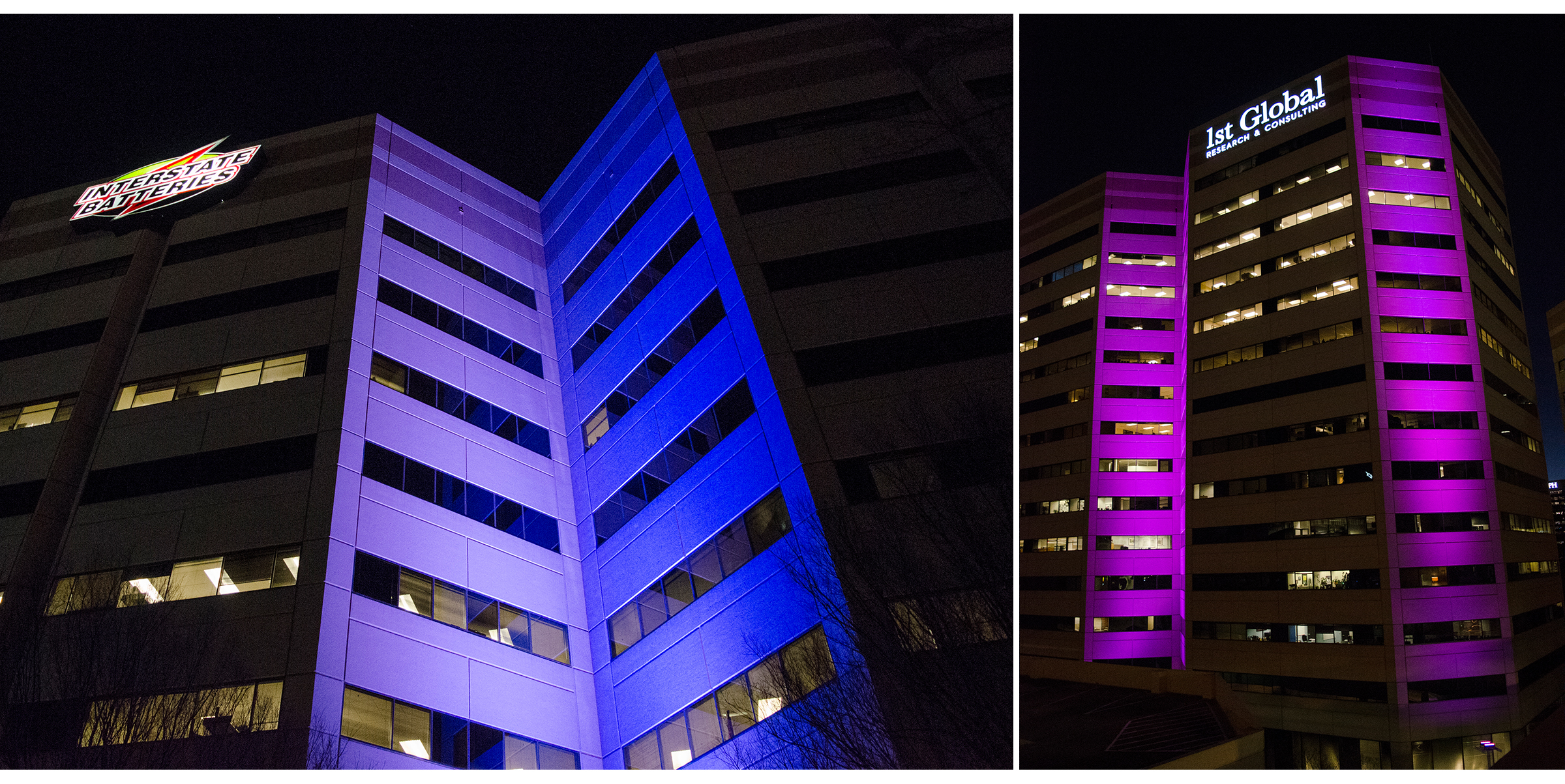 Color Changing LED Lighting Commercial Project Interstate Batteries