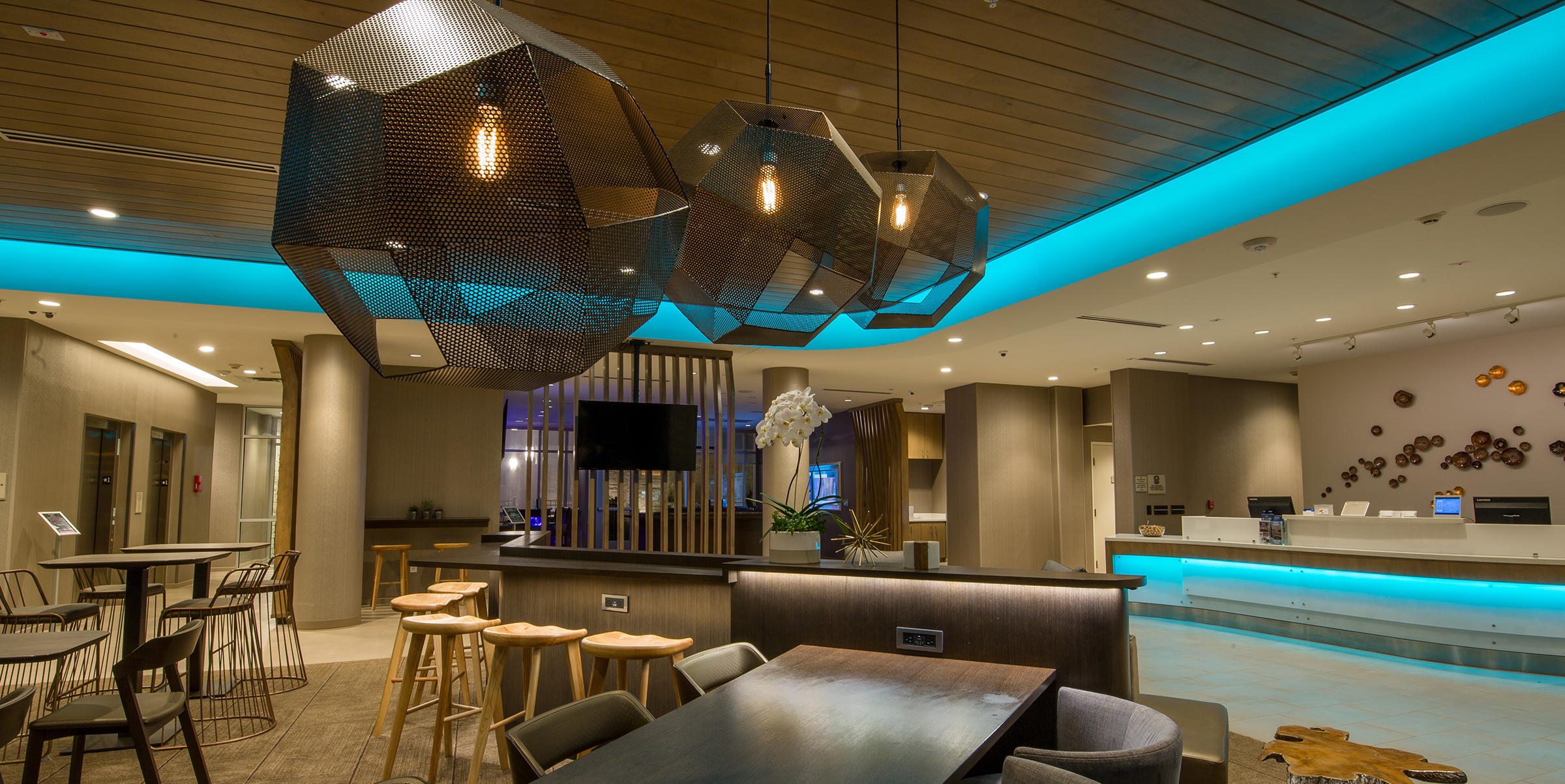 Color Changing Led Lighting Commercial Project Riverwalk Color Changing Led Lighting Commercial Project Riverwalk